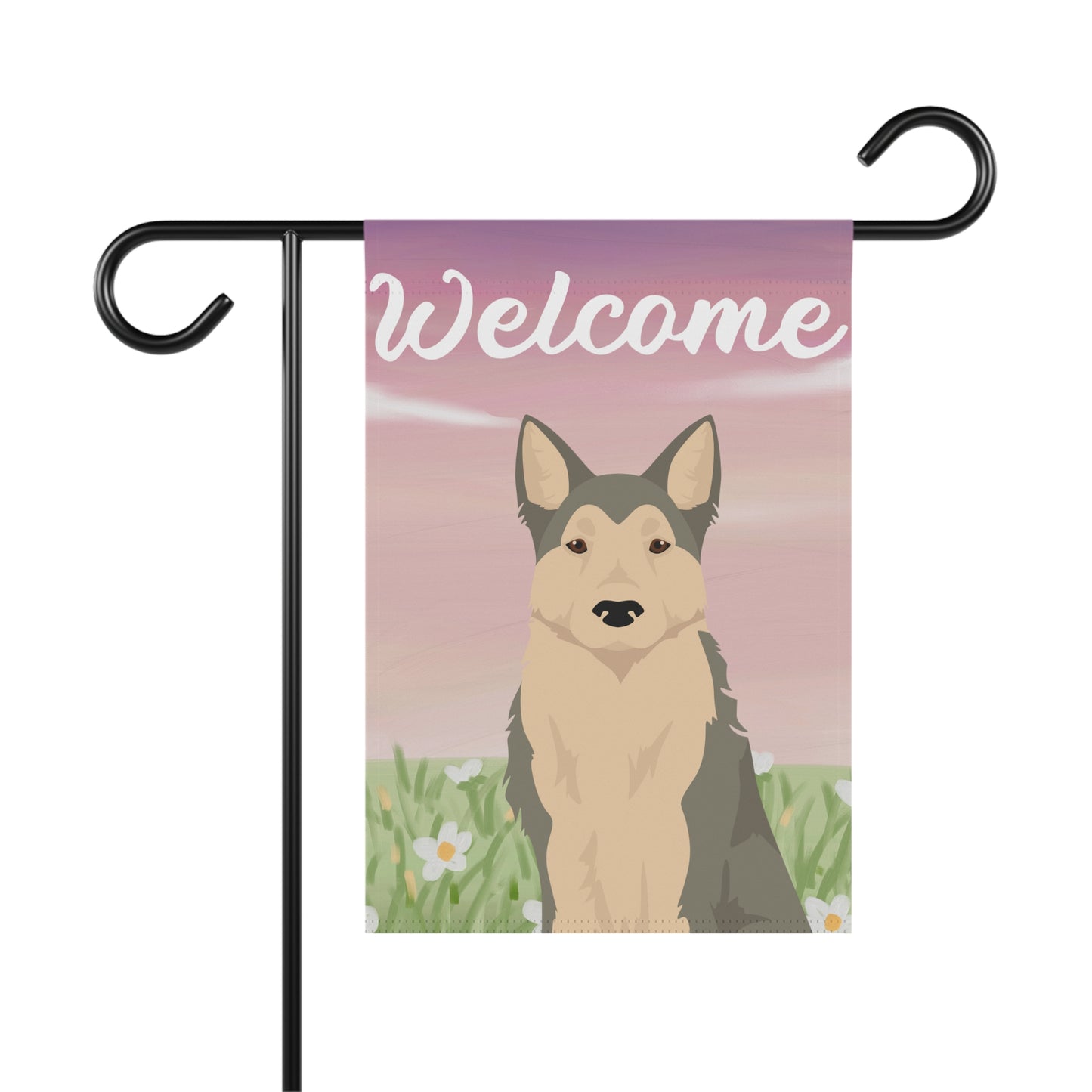 West Siberian Laika Dog Welcome Garden Flag