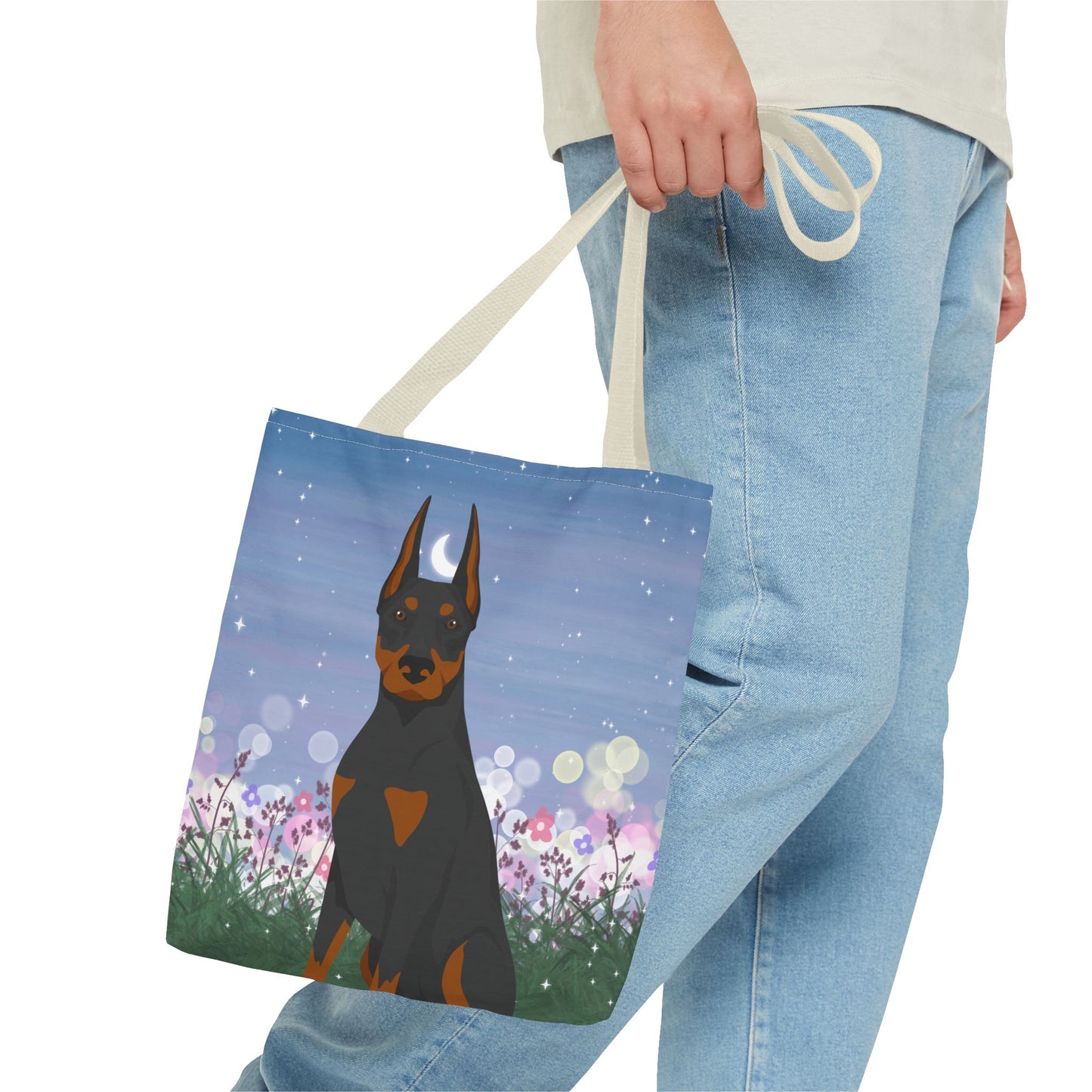 Dobermann Pinscher Dog Tote Bag 13x13