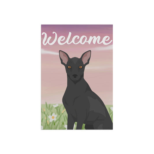 Xoloitzcuintli Dog Welcome Garden Flag
