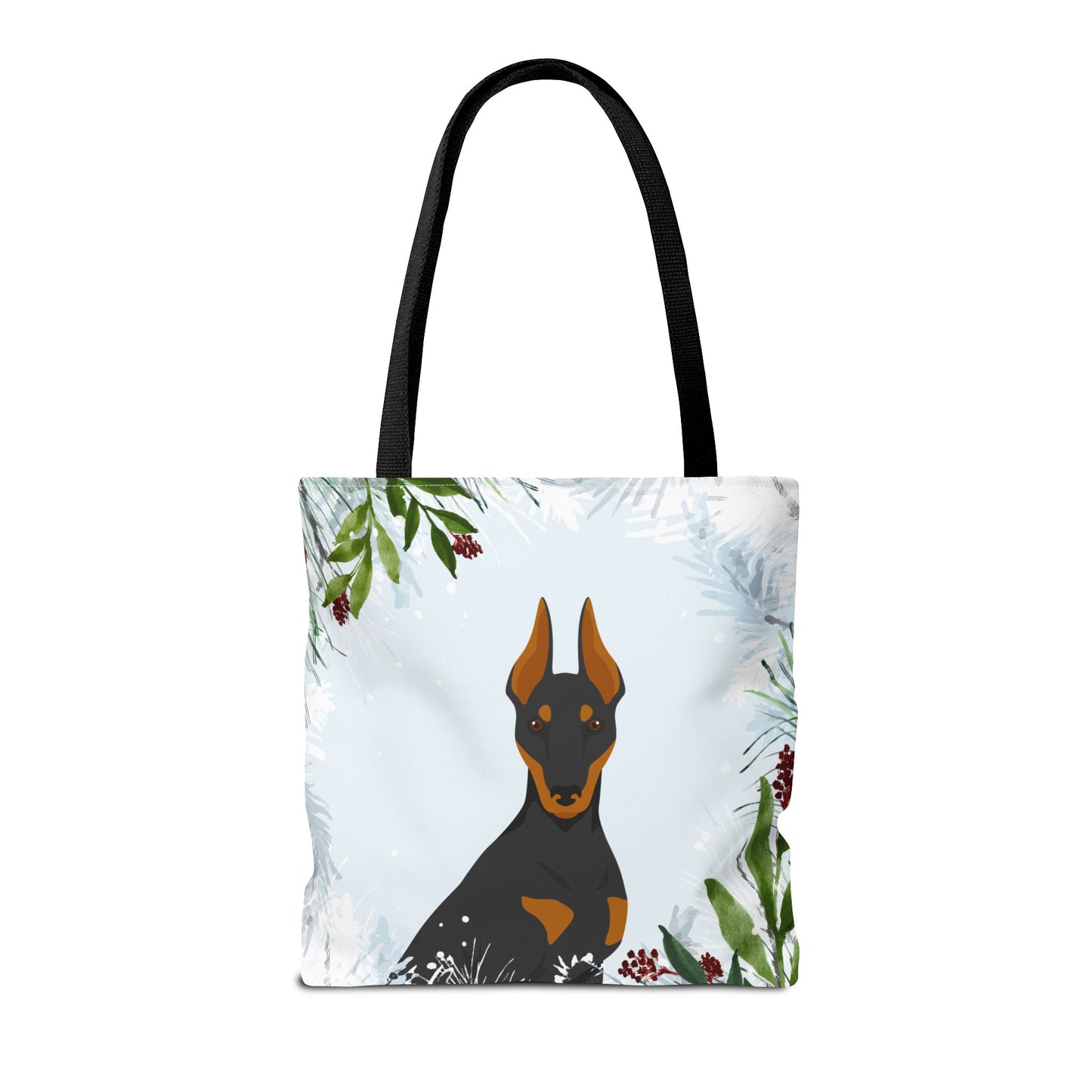 Manchester Terrier Dog Christmas Holiday Tote Bag 16x16