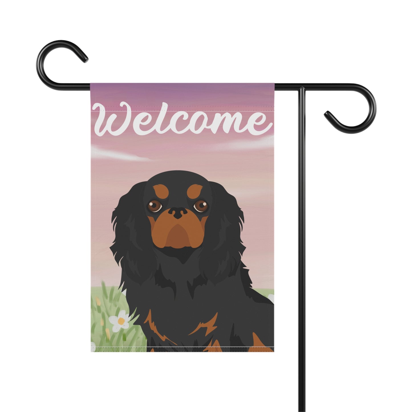 English Toy Dog Welcome Garden Flag
