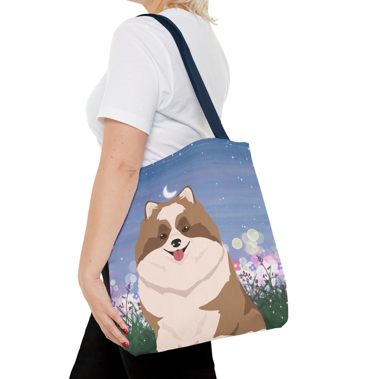 Pomeranian Dog Tote Bag 16x16
