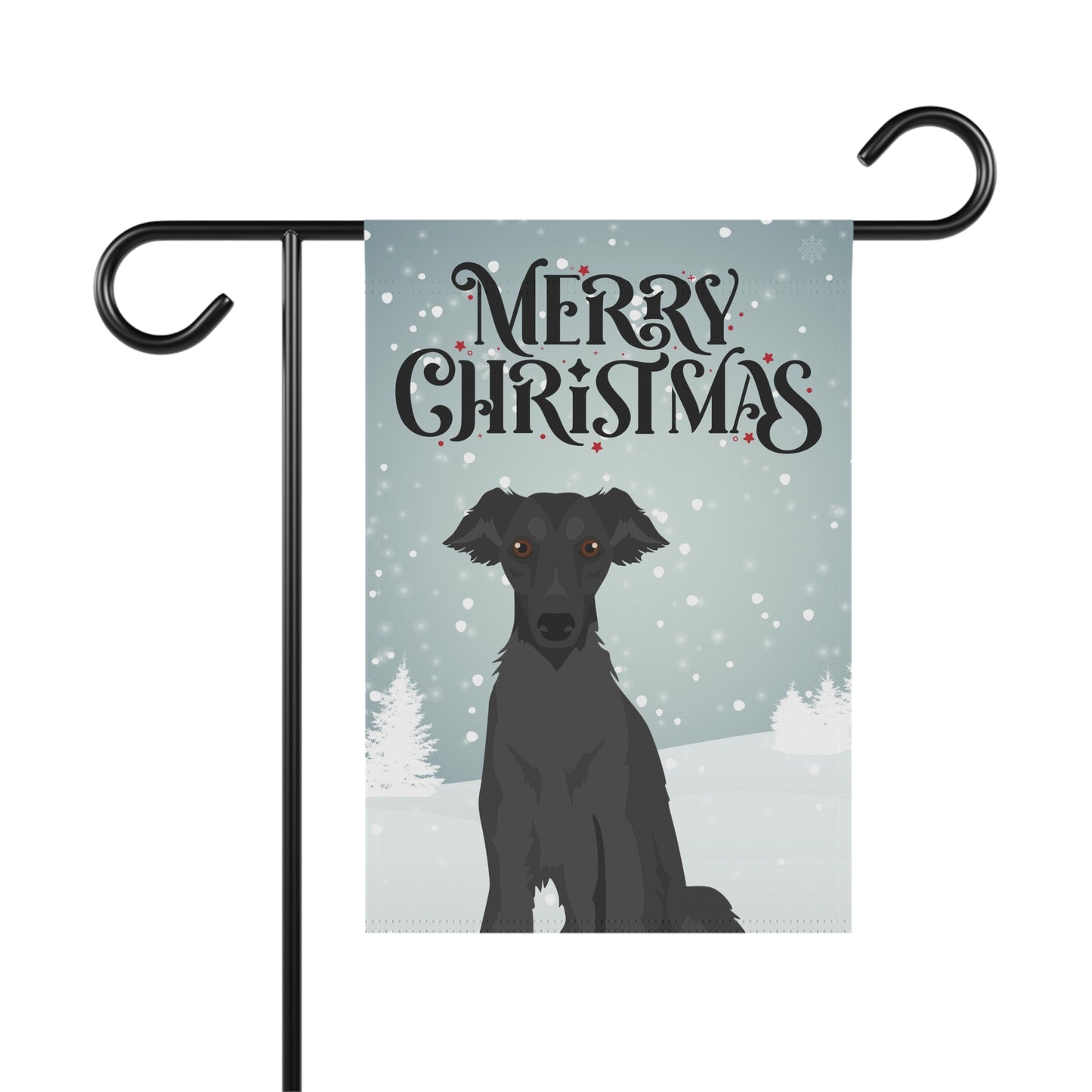 Silken Windhound Dog Garden Flag