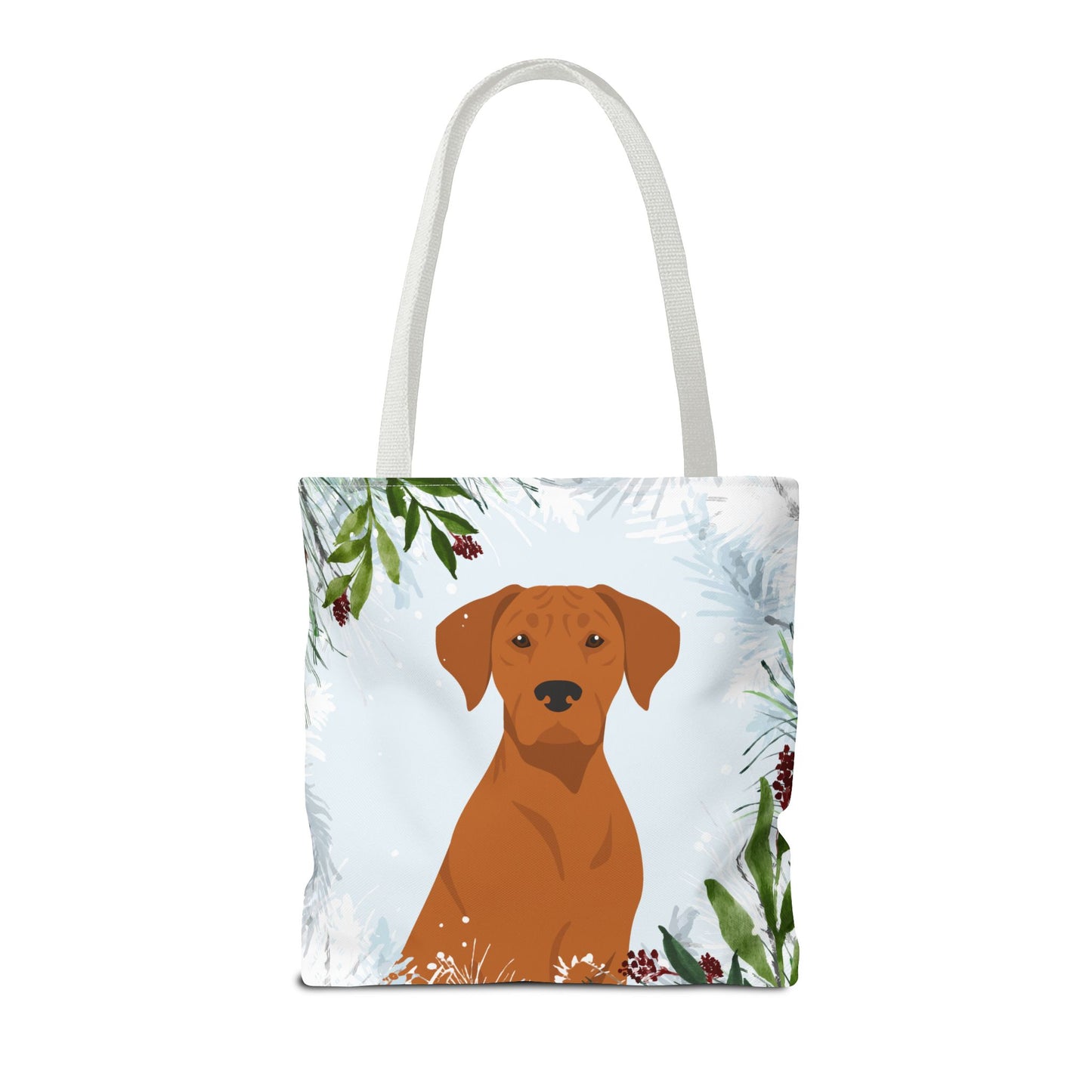 Rhodesian Ridgeback Dog Christmas Holiday Tote Bag 16x16