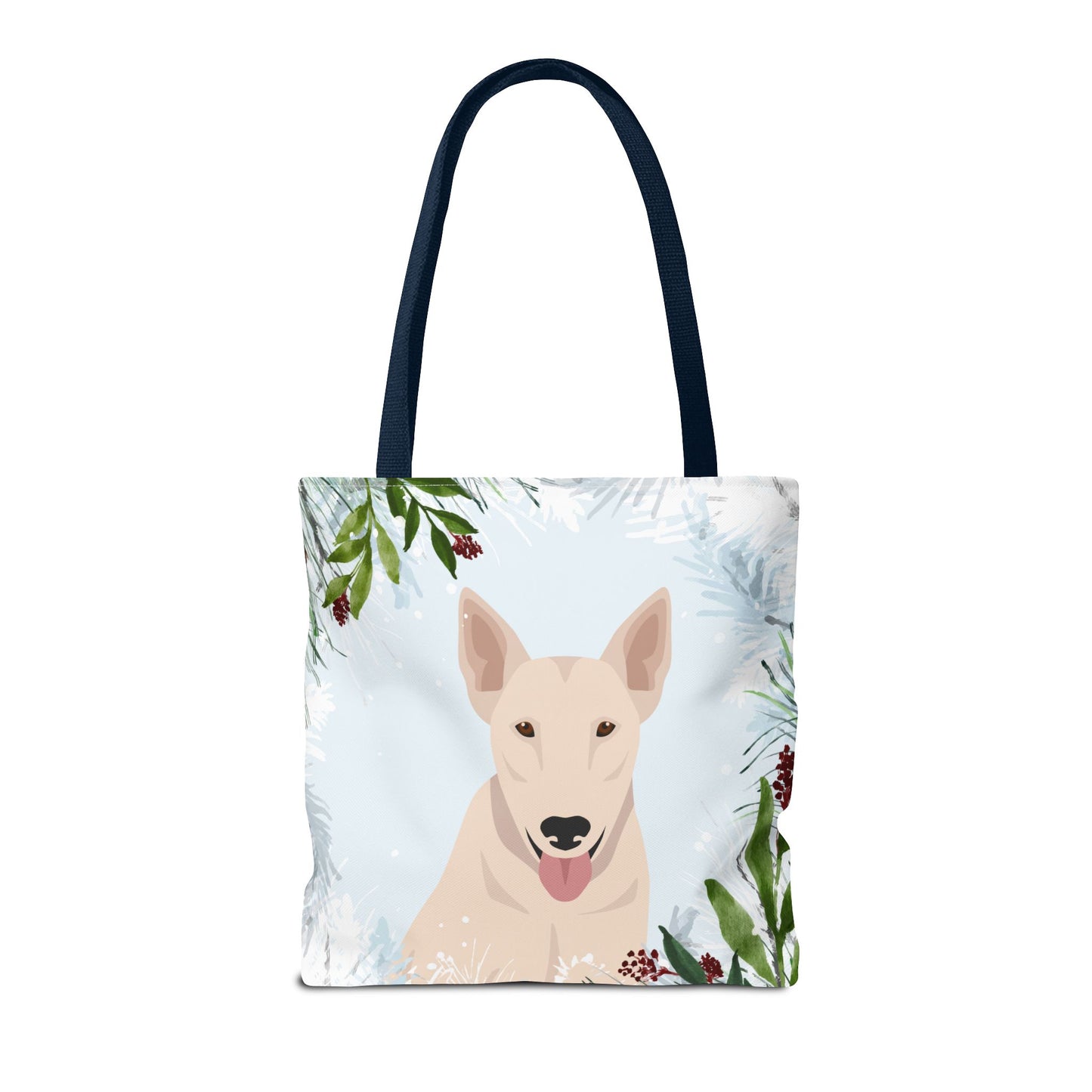 Bull Terrier Dog Christmas Holiday Tote Bag 16x16