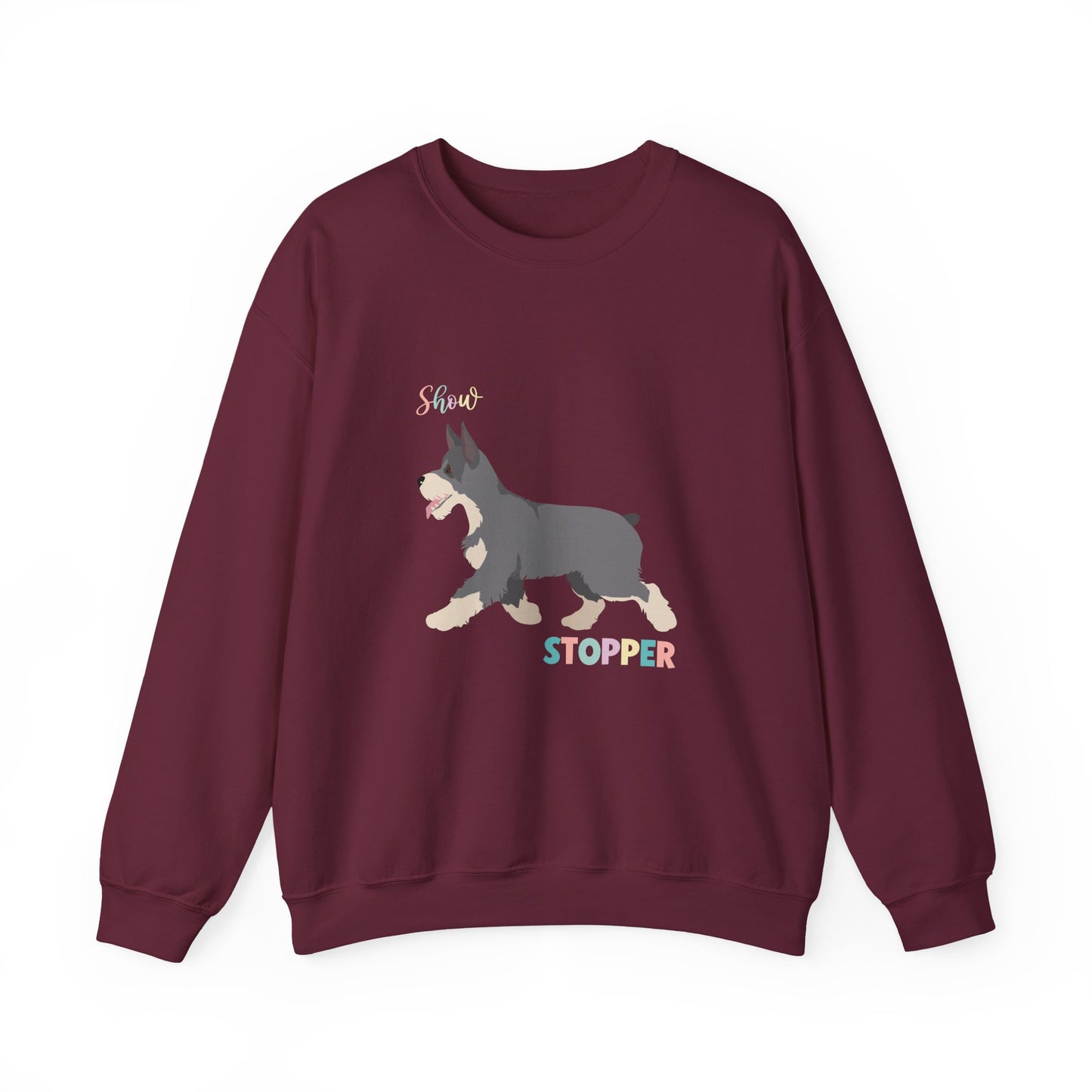 Schnauzer Dog Unisex Heavy Blend Crewneck Sweatshirt
