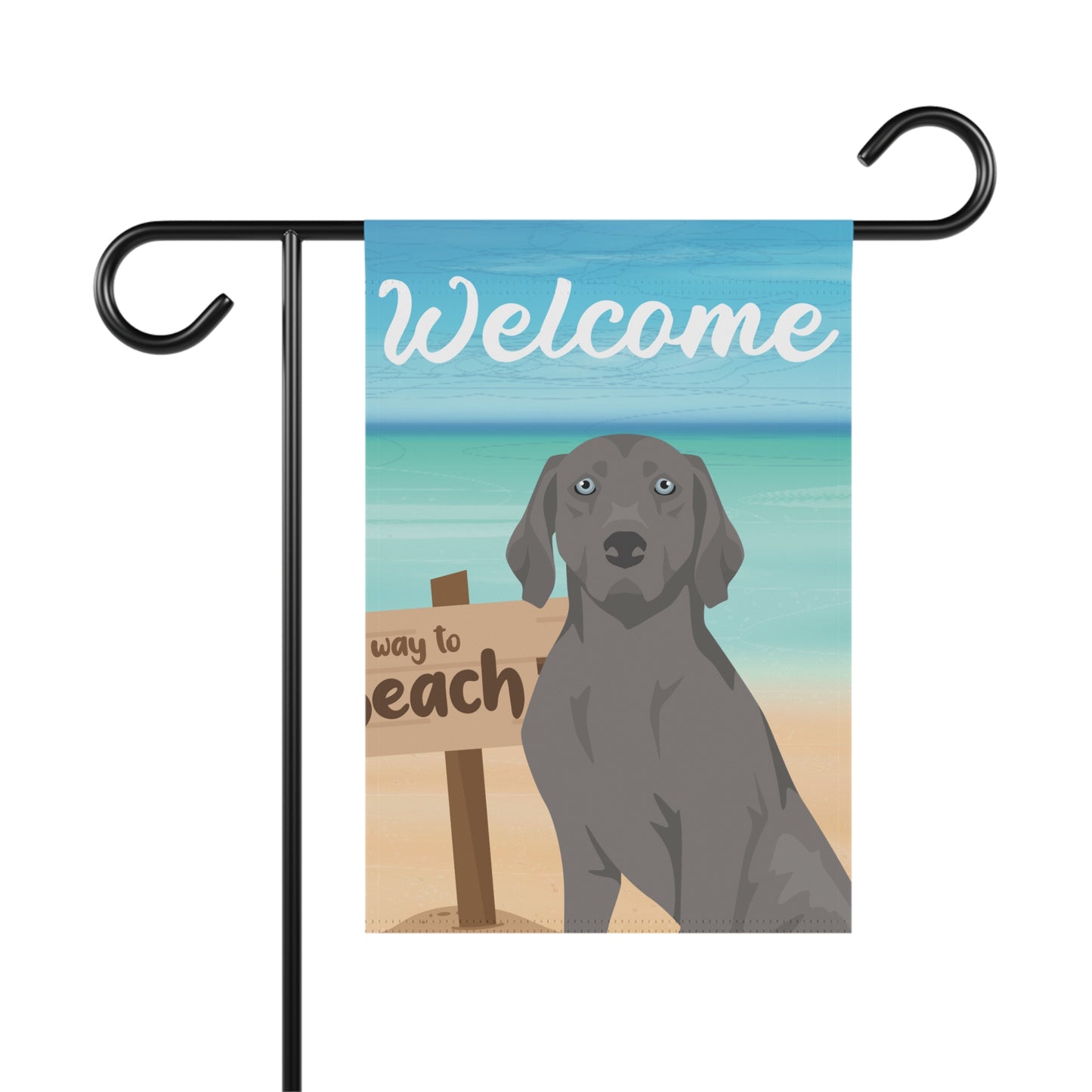Weimaraner Dog Garden Flag