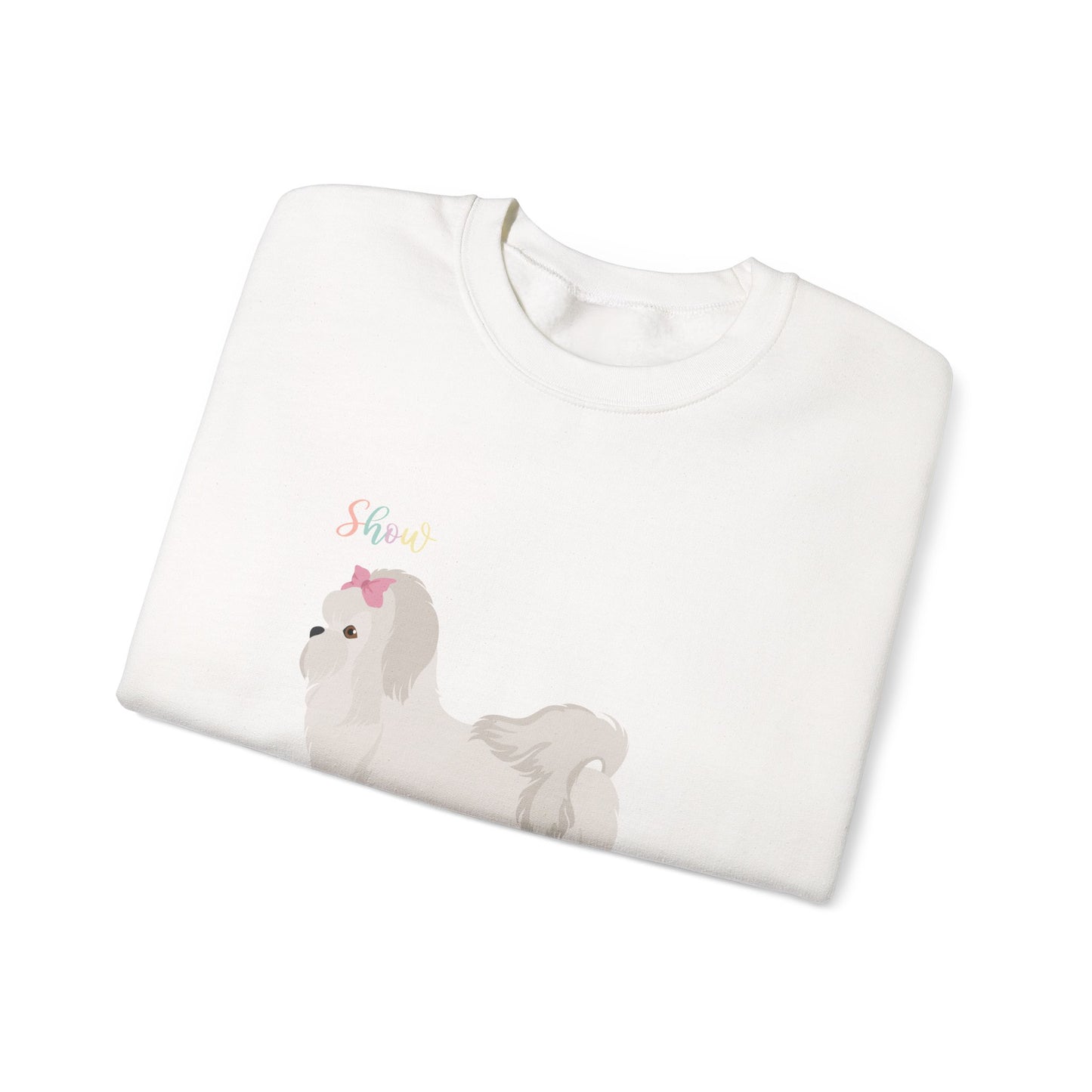 Maltese Dog Dog Unisex Heavy Blend Crewneck Sweatshirt