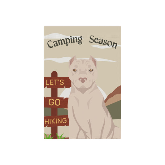 American Staffordshire Terrier Dog Camping Garden Flag