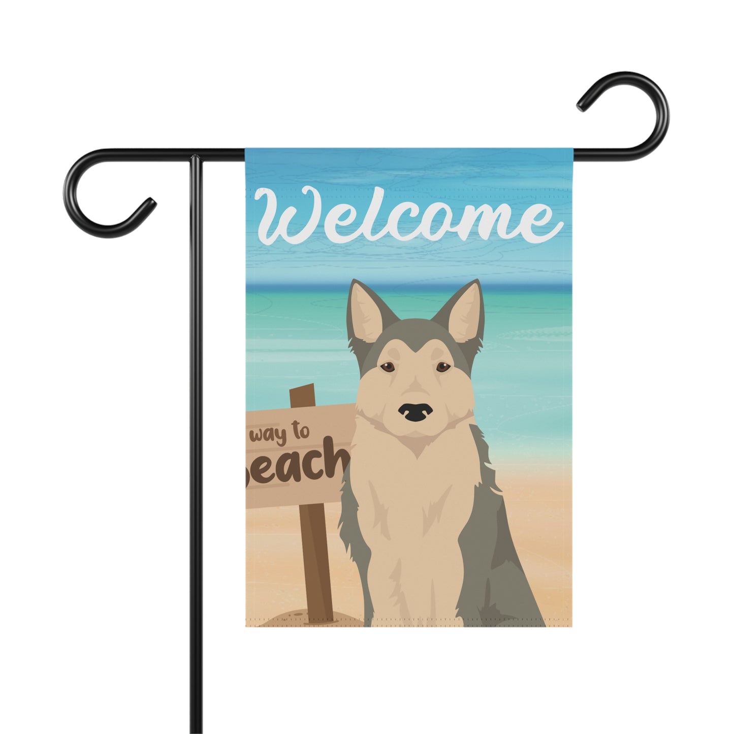 West Siberian Laika Dog Garden Flag