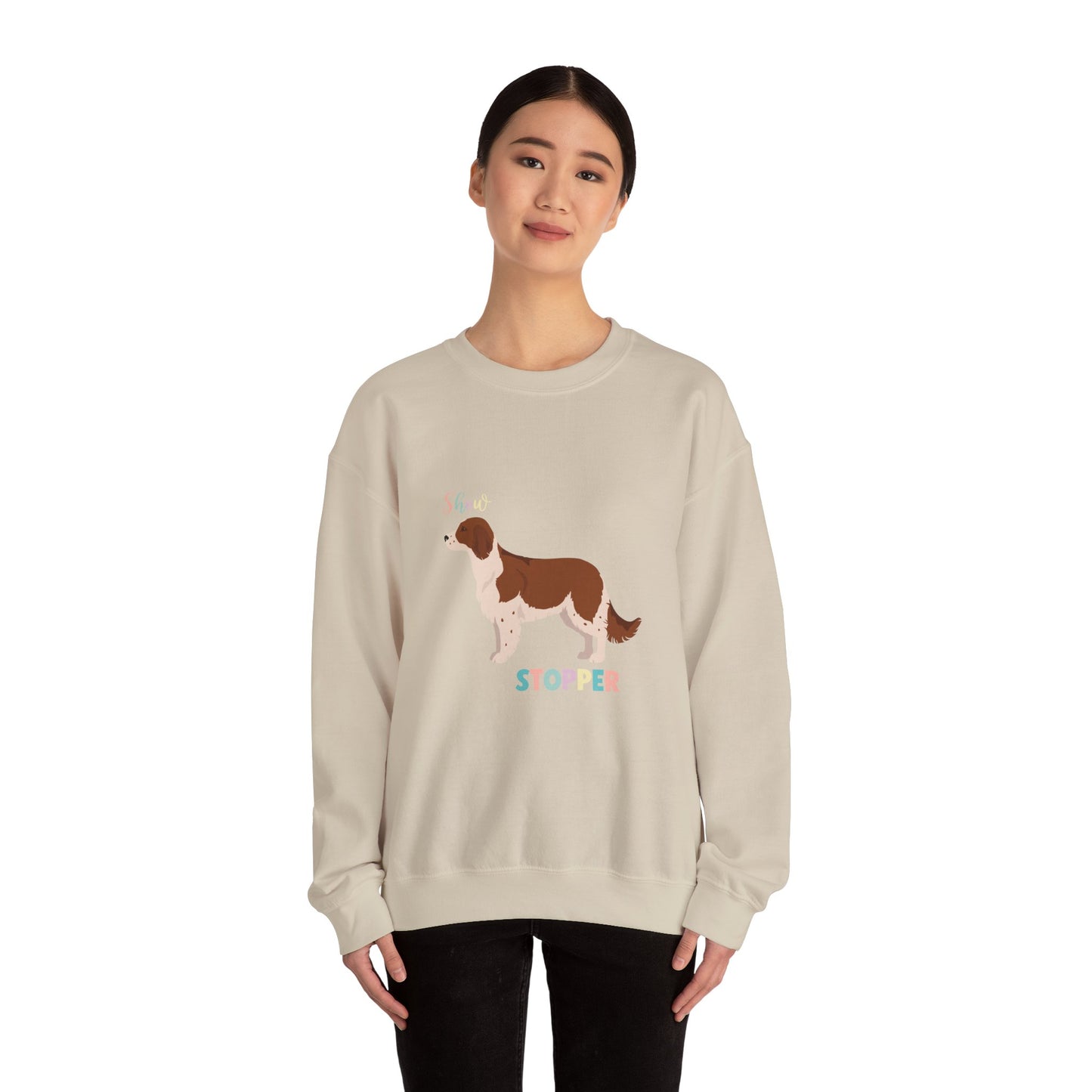 Welsh Springer Spaniel Dog Unisex Heavy Blend Crewneck Sweatshirt