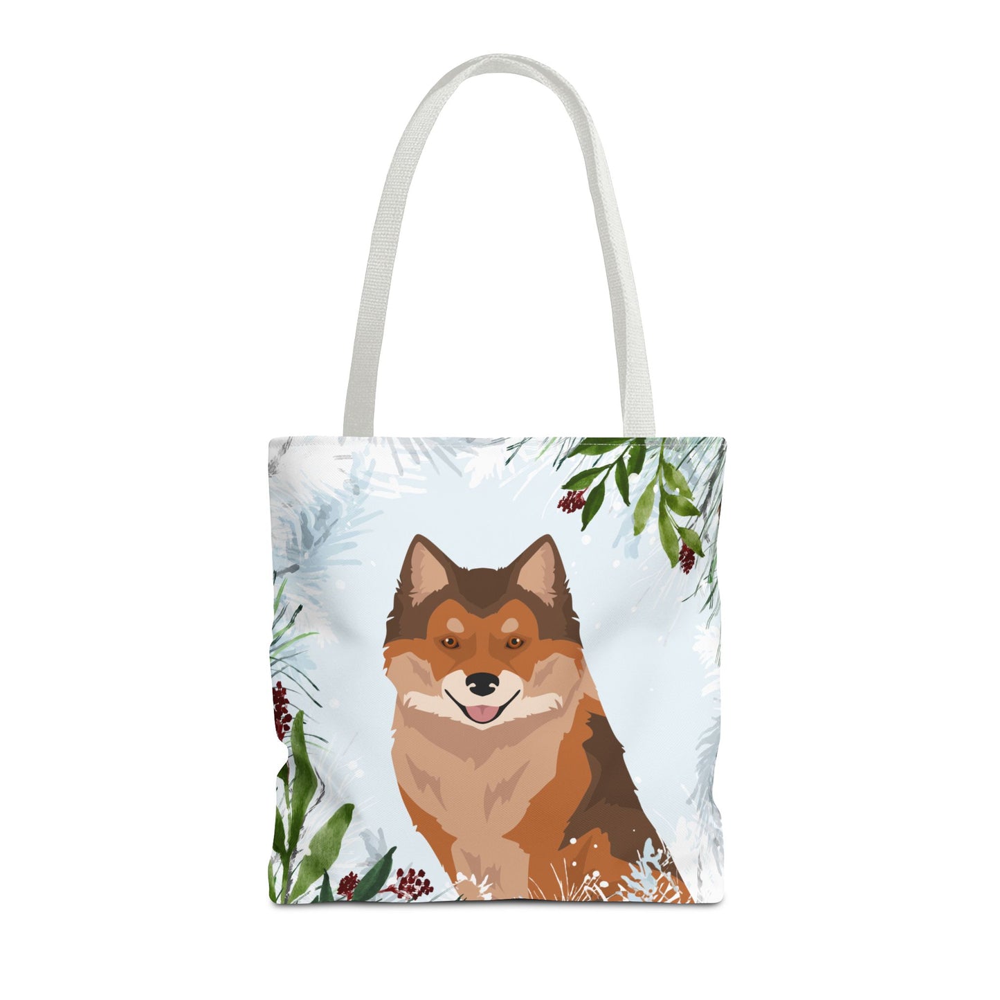 Nenets Herding Laika Dog Christmas Holiday Tote Bag 16x16