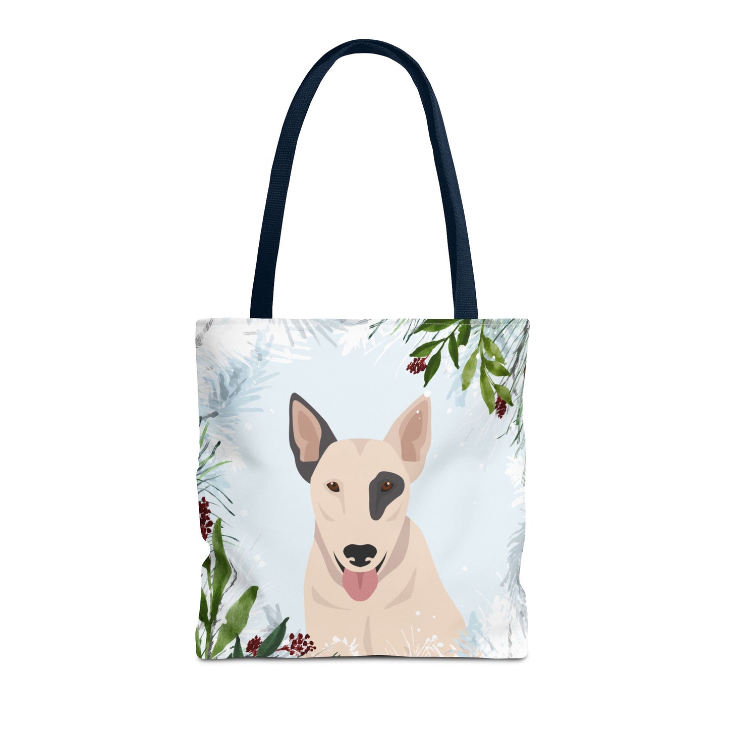 Bull Terrier Dog Christmas Holiday Tote Bag 16x16