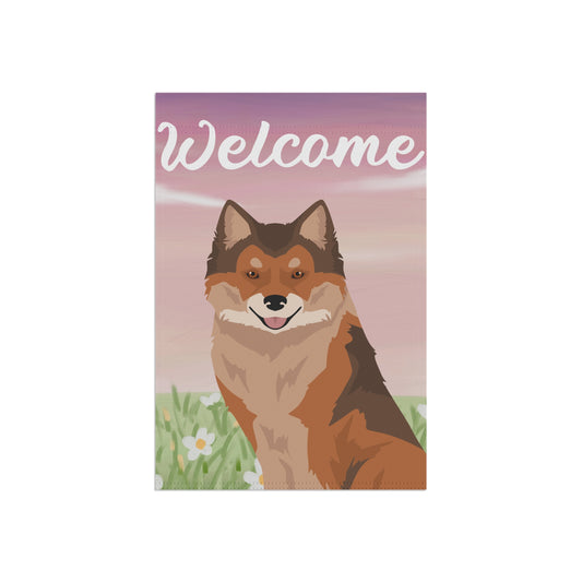 Nenets Herding Laika Dog Welcome Garden Flag