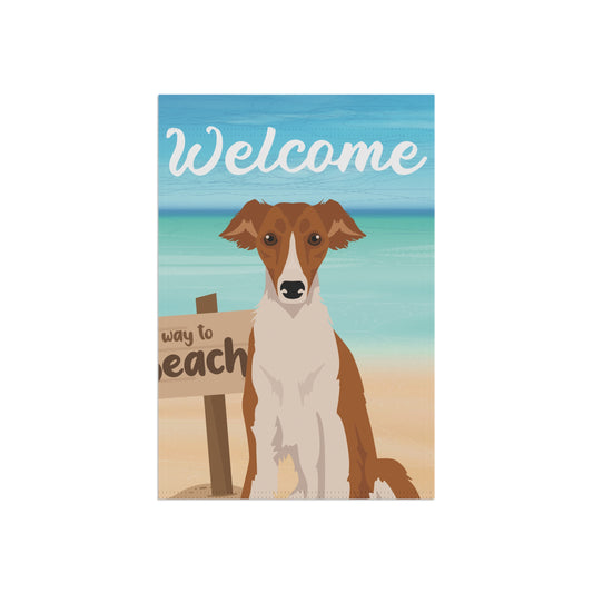 Silken Windhound Dog Garden Flag