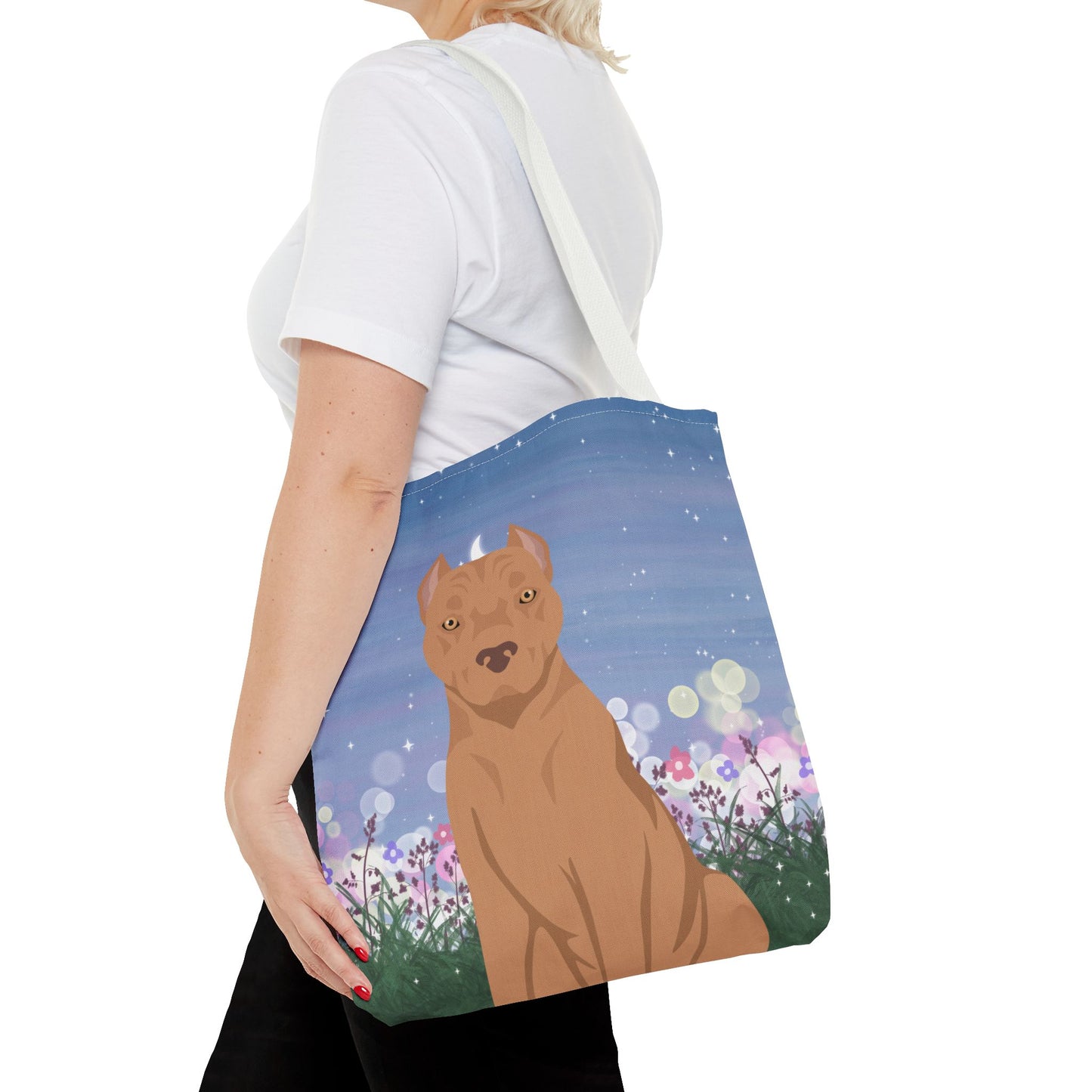 American Staffordshire Terrier Dog Tote Bag 16x16