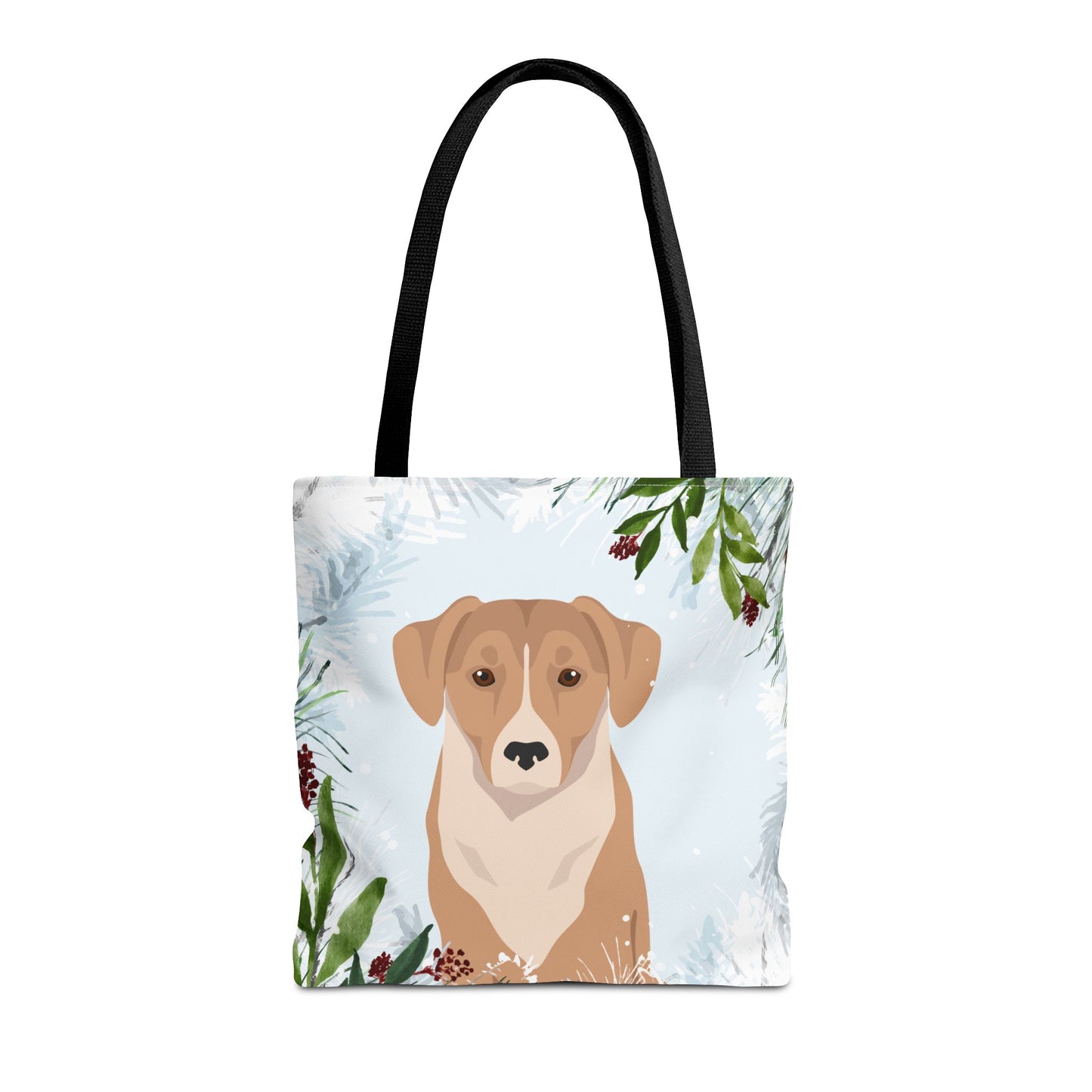 Austrian Pinscher Dog Christmas Holiday Tote Bag 16x16