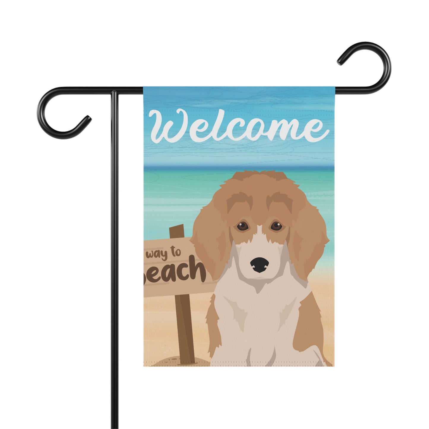 Poodle Dog Garden Flag