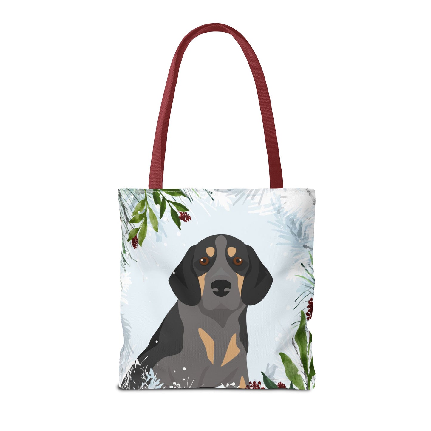 Beagle Dog Christmas Holiday Tote Bag 16x16
