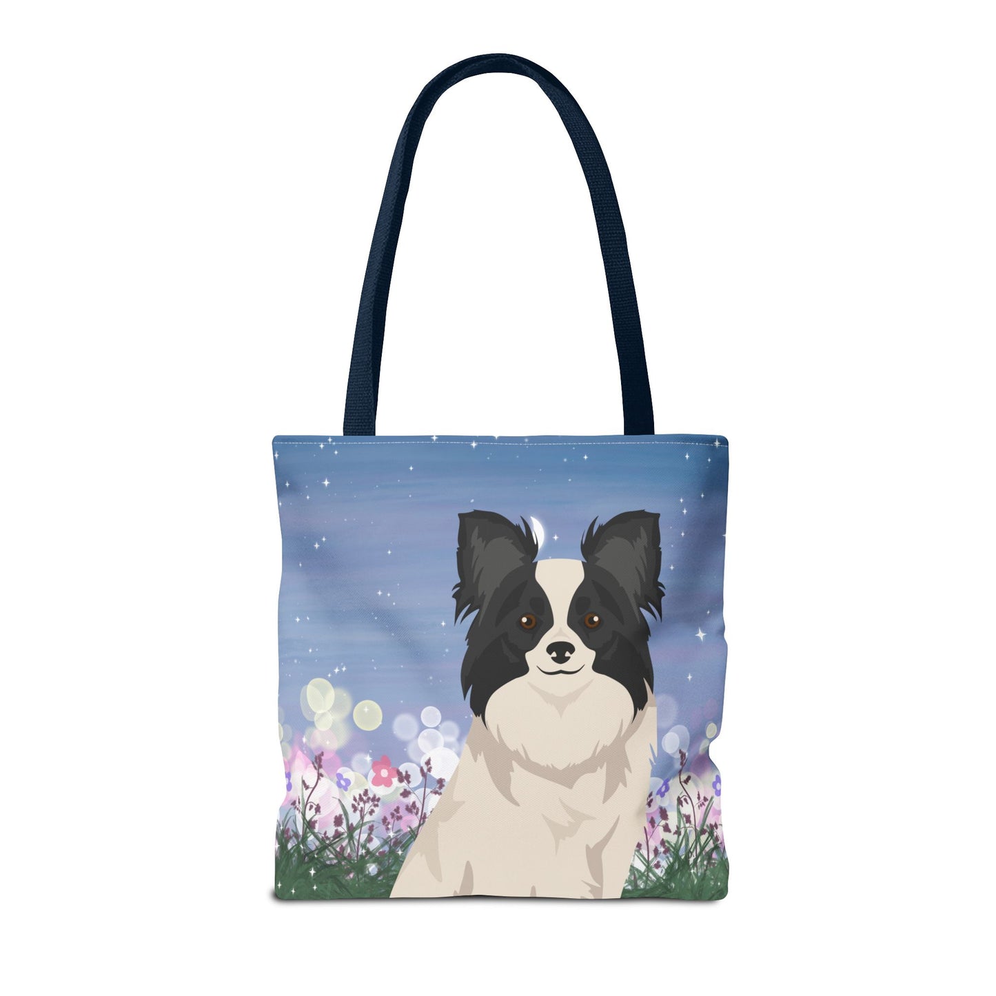 Papillon Dog Tote Bag 16x16