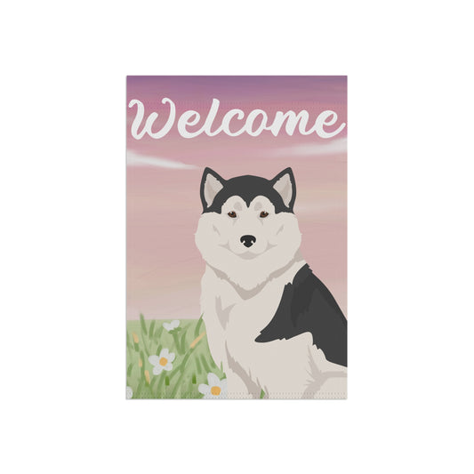 Greenland Dog Dog Welcome Garden Flag
