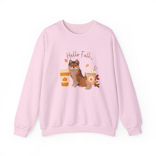 Nenets Herding Laika Dog Fall Halloween Unisex Heavy Blend Crewneck Sweatshirt