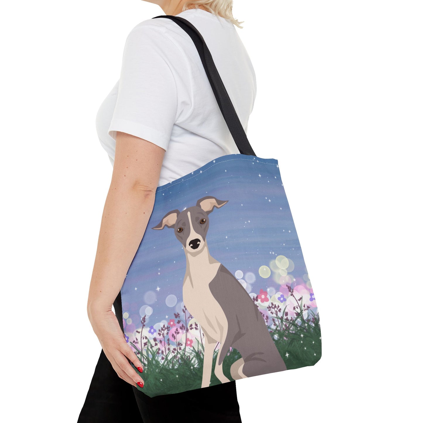 Italian Greyhound Dog Tote Bag 16x16