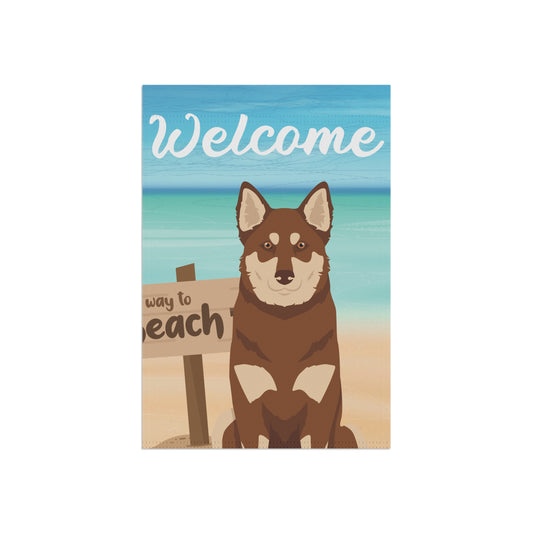 Lapponian Herder Dog Garden Flag