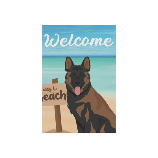 German Shepherd Dog Garden Flag