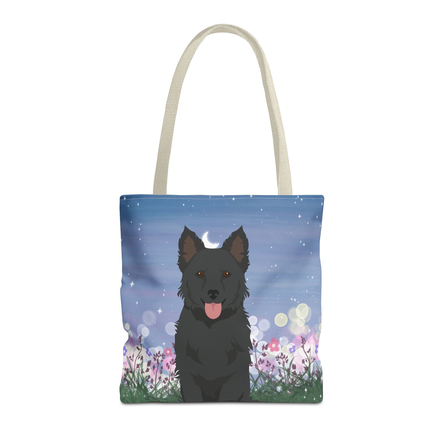 Mudi Dog Tote Bag 16x16