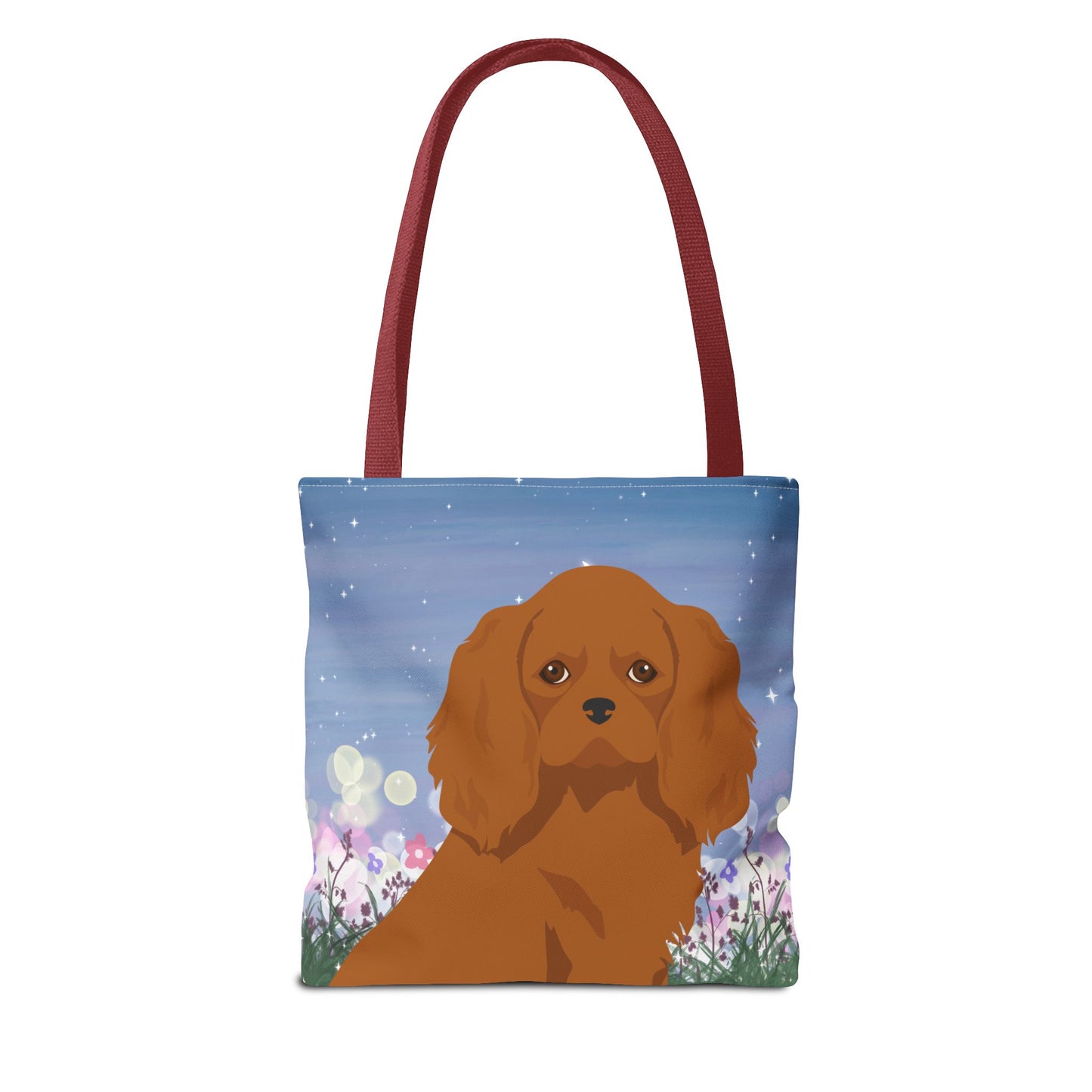 Cavalier King Charles Spaniel Dog Tote Bag 13x13