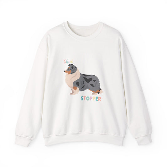 Shetland Sheepdog Dog Unisex Heavy Blend Crewneck Sweatshirt