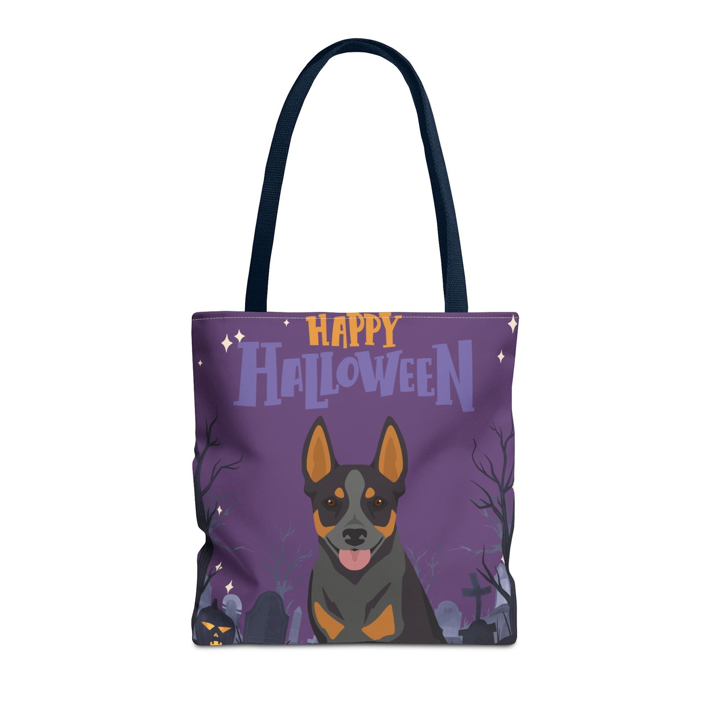 Australian Stumpy Tail Cattle Dog Dog Happy Halloween Tote Bag 16x16