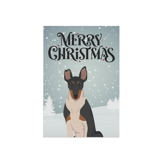 Smooth Collie Dog Garden Flag