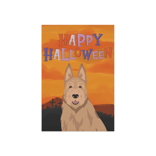 Berger Picard Dog Halloween Garden Flag