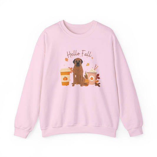 Tosa Inu Dog Fall Halloween Unisex Heavy Blend Crewneck Sweatshirt