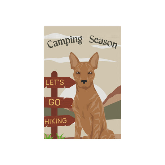 Telomian Dog Camping Garden Flag