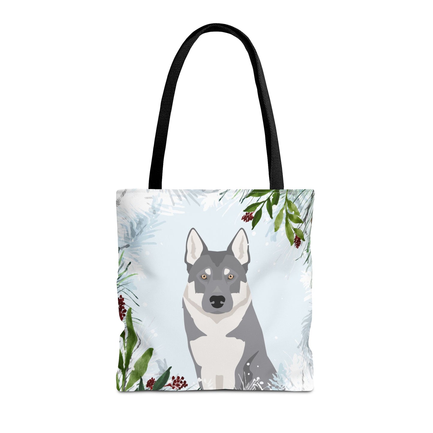 Czechoslovakian Wolfdog Dog Christmas Holiday Tote Bag 16x16
