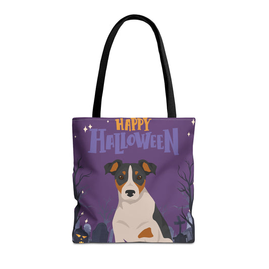 Parson Russell Terrier Dog Happy Halloween Tote Bag 16x16