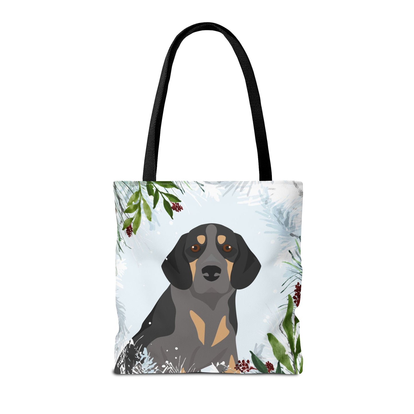 Beagle Dog Christmas Holiday Tote Bag 16x16