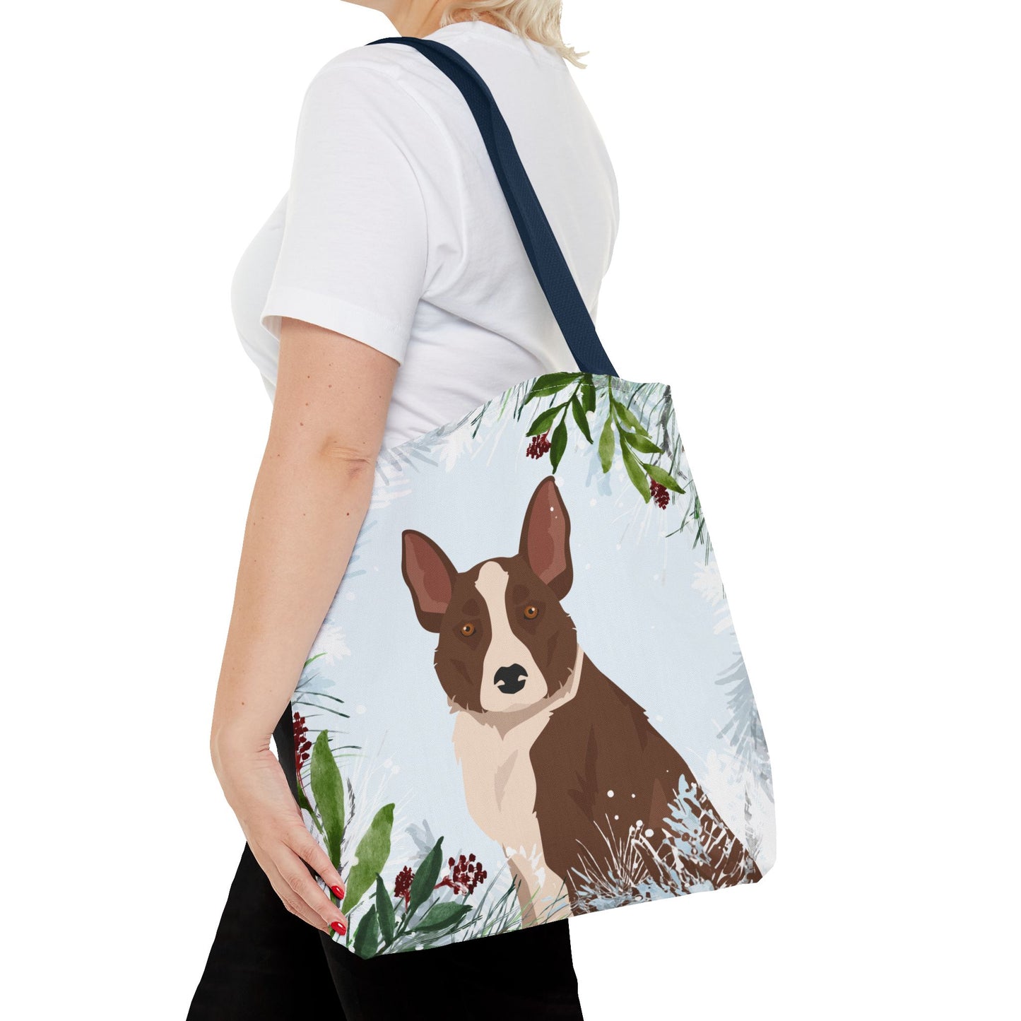 McNab Dog Christmas Holiday Tote Bag 16x16