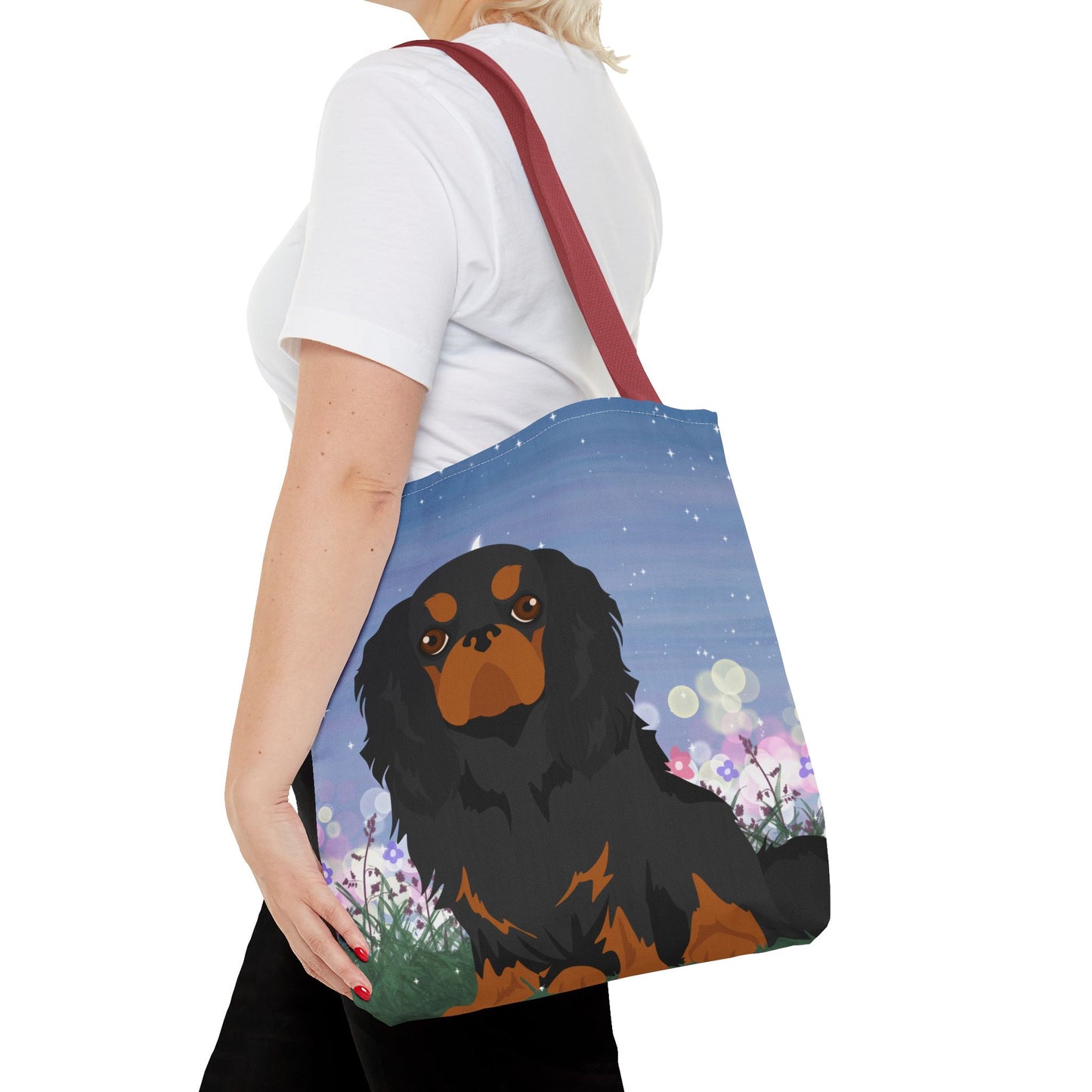 English Toy Spaniel Dog Tote Bag 16x16