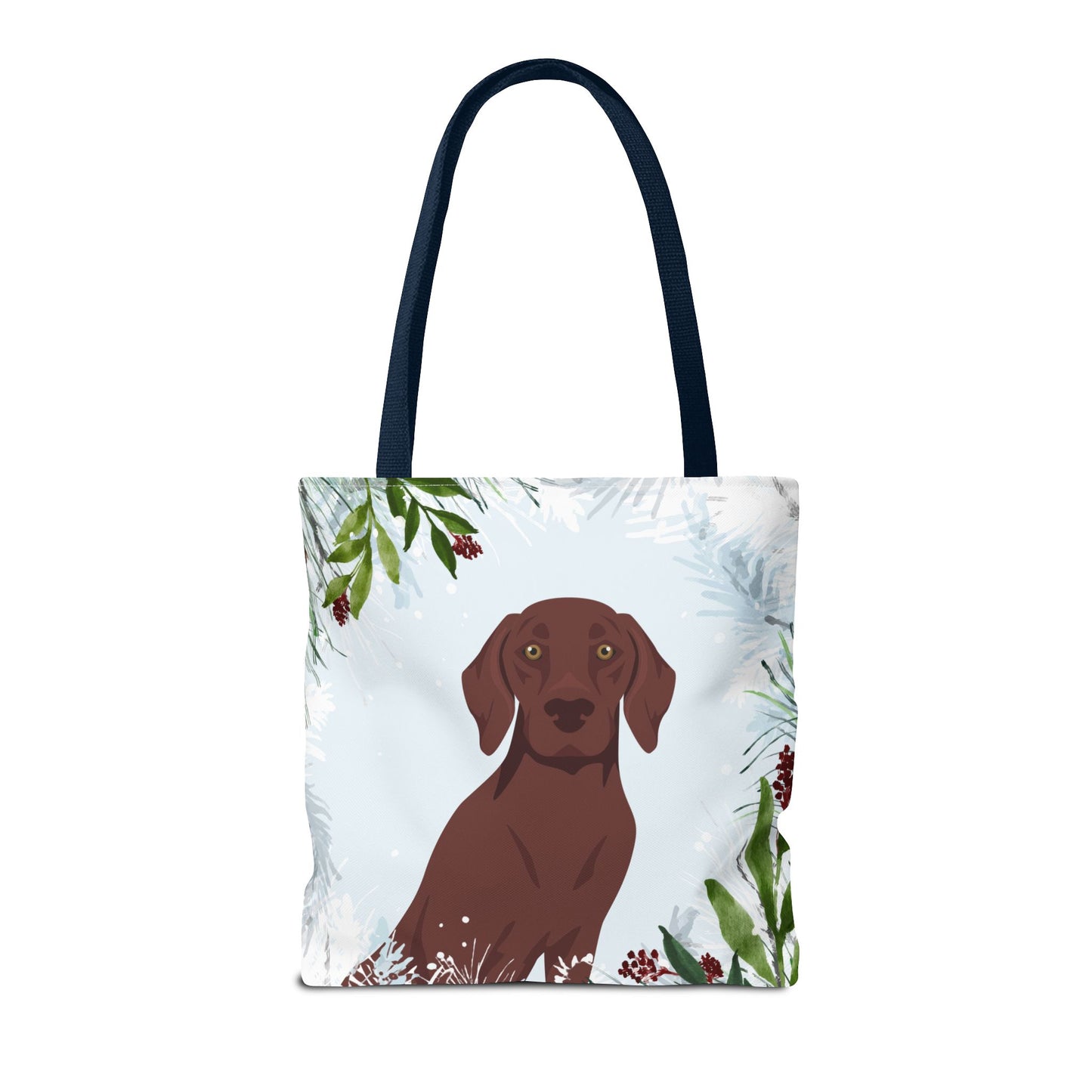 German Shorthaired Pointer Dog Christmas Holiday Tote Bag 16x16