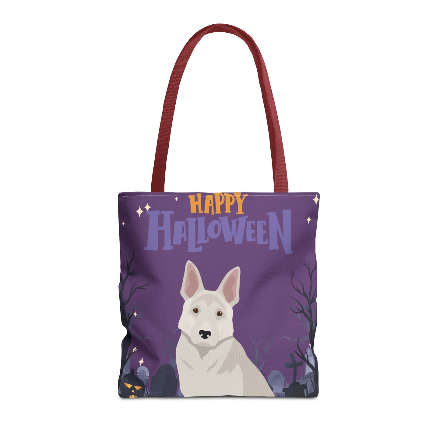 German Shepherd Dog Happy Halloween Tote Bag 16x16