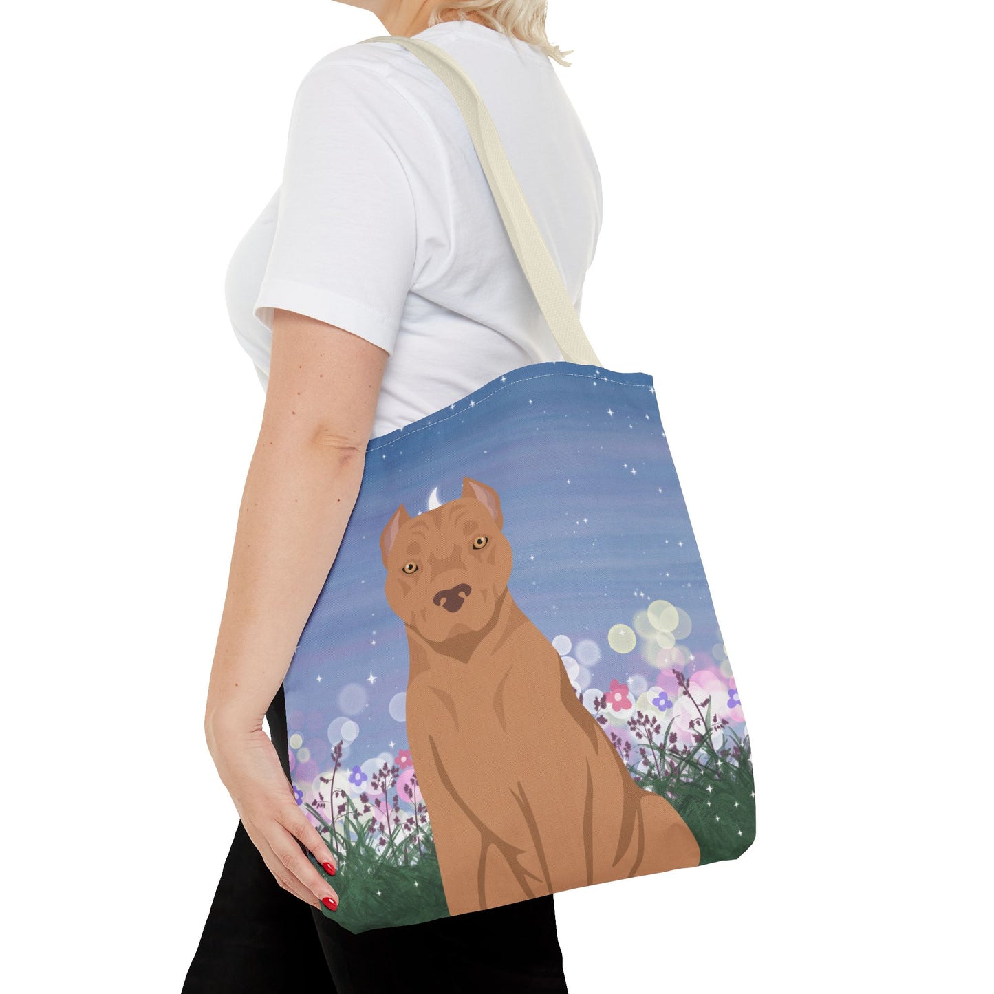 American Staffordshire Terrier Dog Tote Bag 16x16