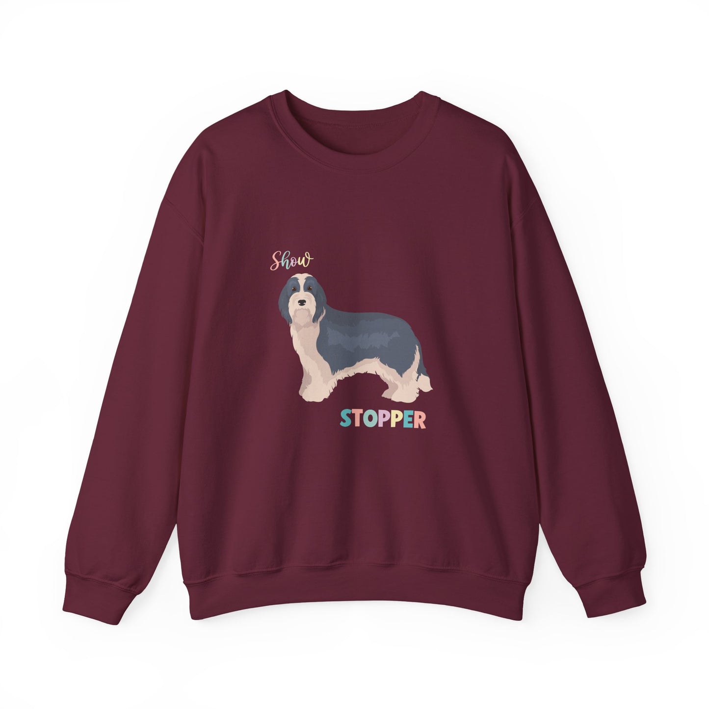 Bearded Collie Dog Unisex Heavy Blend Crewneck Sweatshirt