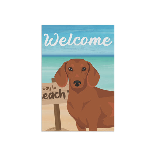Dachshund Dog Garden Flag
