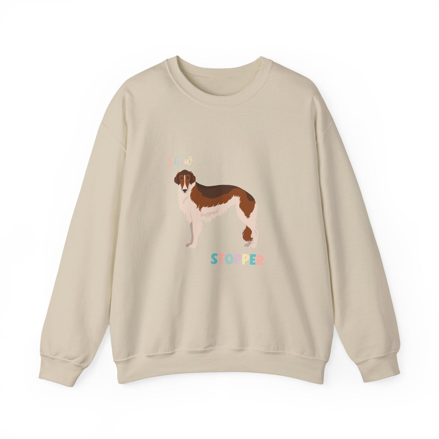 Borzoi Dog Unisex Heavy Blend Crewneck Sweatshirt