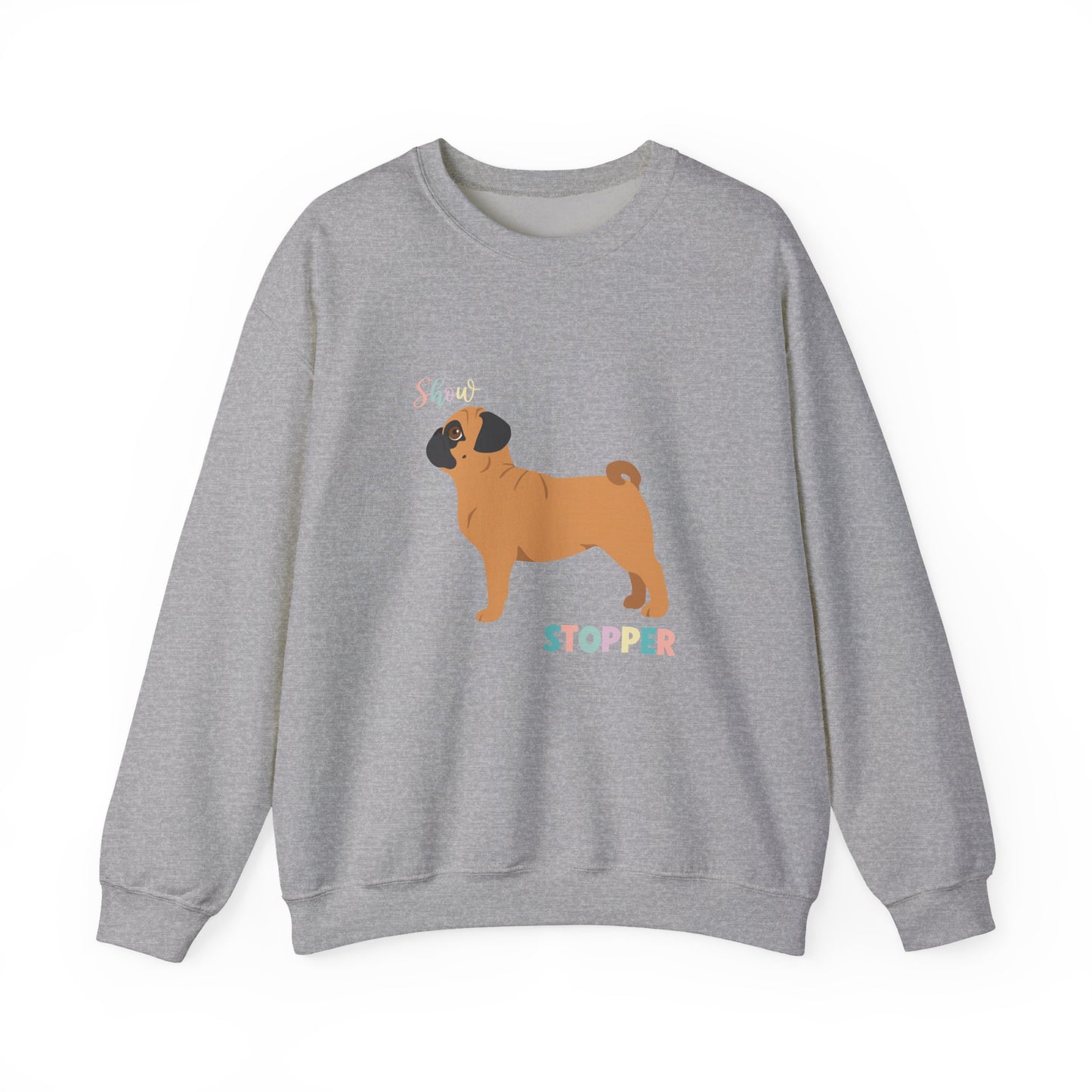 Pug Dog Unisex Heavy Blend Crewneck Sweatshirt