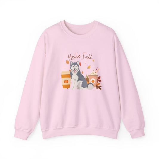 Copy of Copy of Copy of Canadian Inuit Dog Fall Halloween Unisex Heavy Blend Crewneck Sweatshirt